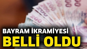 Bayram ikramiyesi belli oldu!