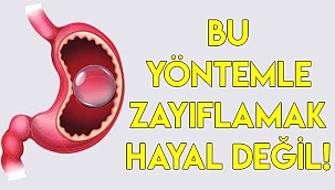 Bu yöntemle zayıflamak hayal değil!