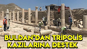 BULDAN’DAN TRİPOLİS KAZILARINA DESTEK