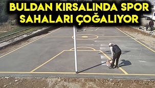 Buldan kırsalında spor sahaları çoğalıyor