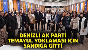 Denizli Ak Parti Temayül Yoklaması için sandığa gitti