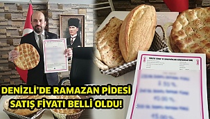  Denizli’de ramazan pidesi satış fiyatı belli oldu!