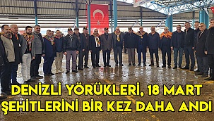 Denizli Yörükleri, 18 Mart şehitlerini bir kez daha andı