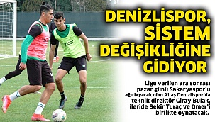 Denizlispor, sistem değişikliğine gidiyor 