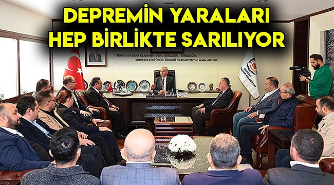 Depremin yaraları hep birlikte sarılıyor