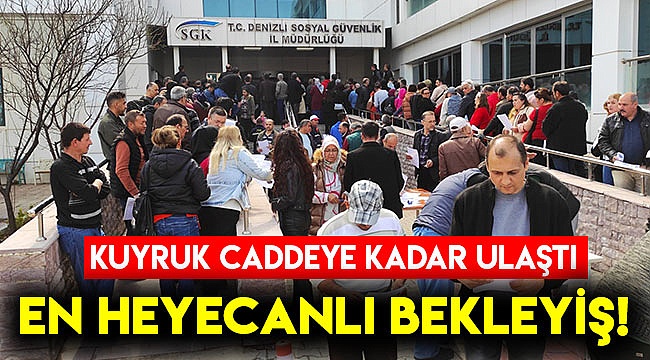 En heyecanlı bekleyiş!