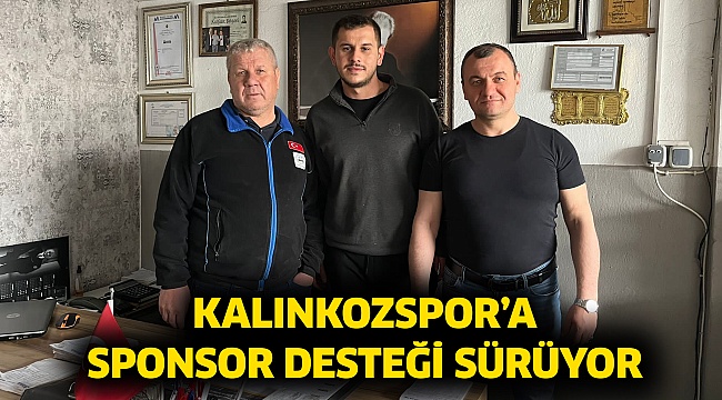 Kalınkozspor'a sponsor desteği sürüyor