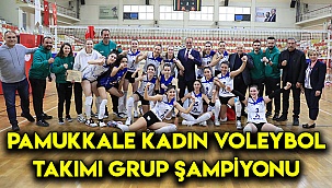 Pamukkale Kadın Voleybol takımı grup şampiyonu