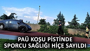 PAÜ Koşu Pistinde Sporcu Sağlığı Hiçe Sayıldı