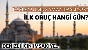 Ramazan ne zaman başlıyor?