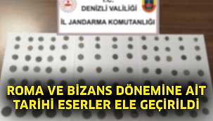 Roma ve Bizans dönemine ait tarihi eserler ele geçirildi