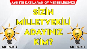 SİZİN MİLLETVEKİLİ ADAYLARINIZ KİM?