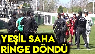 Yeşil saha ringe döndü