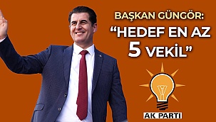 Başkan Güngör: “Hedef en az 5 vekil”