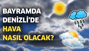 Bayramda Denizli’de hava nasıl olacak?