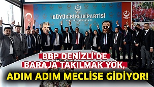 BBP Denizli'de baraja takılmak yok, adım adım meclise gidiyor!