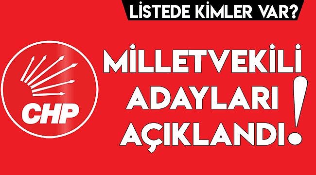 CHP DENİZLİ'DE KESİN ADAYLAR AÇIKLANDI!