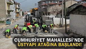 Cumhuriyet Mahallesi’nde üstyapı atağına başlandı!