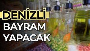 Denizli’de bayram heyecanı başladı