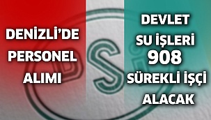 Denizli’de personel alımı