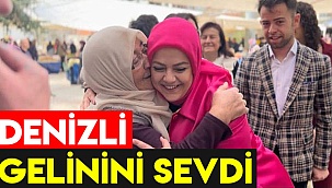 Denizli gelinini sevdi