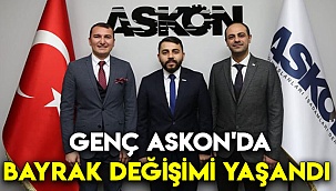 Genç ASKON'da bayrak değişimi yaşandı