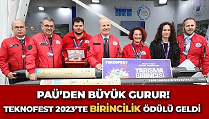 PAÜ’ye Teknofest 2023’te birincilik ödülü geldi!