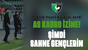 Sahne gençlerin! Teknik kadro kararını verdi...