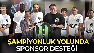 Şampiyonluk yolunda sponsor desteği!