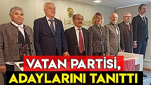 Vatan Partisi adaylarını tanıttı