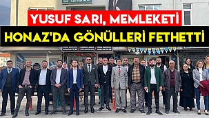 Yusuf Sarı, memleketi Honaz'da gönülleri fethetti
