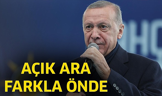 Açık ara farkla önde