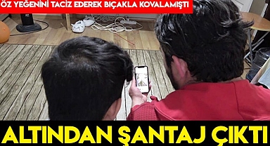 Altından santaj çıktı
