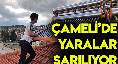 Çameli'de yaralar sarılıyor!