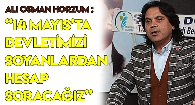 CHP İl Başkanı Horzum sandığı işaret etti