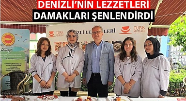 Denizli'nin lezzetleri damakları şenlendirdi