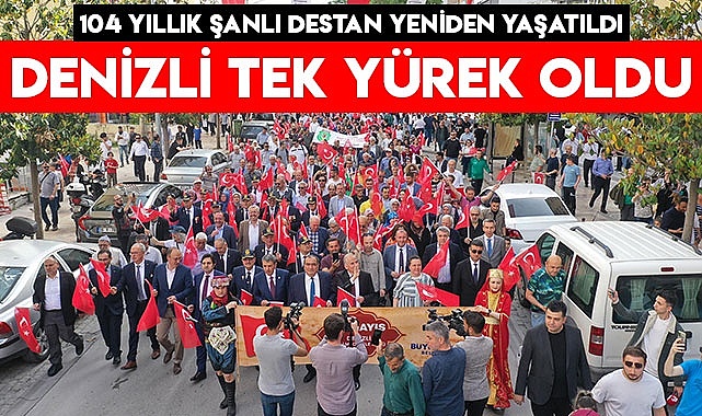 Denizli tek yürek oldu