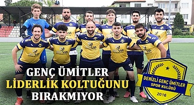 Genç ümitler liderlik koltuğunu bırakmıyor