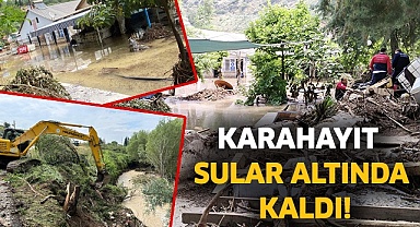 Karahayıt sular altında kaldı!