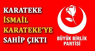 Karateke, İsmail Karateke’ye sahip çıktı