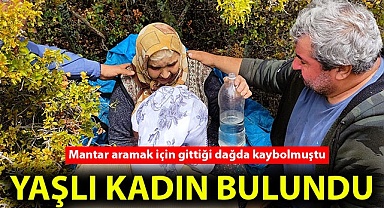Kayıp yaşlı kadın bulundu