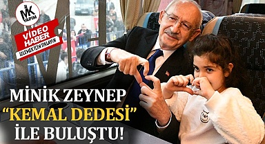 Minik Zeynep ve Kılıçdaroğlu’ndan gülümseten sohbet!