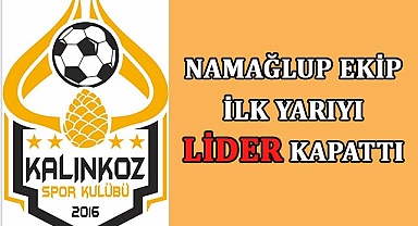 Namağlup ekip ilk yarıyı lider kapattı!