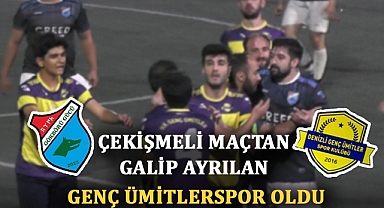 Çekişmeli maçtan galip ayrılan Genç Ümitlerspor oldu
