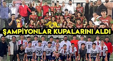 Şampiyonlar kupalarını aldı 