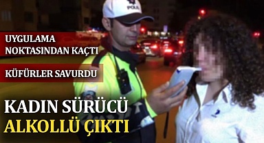 Uygulama noktasından kaçtı, küfürler savurdu!