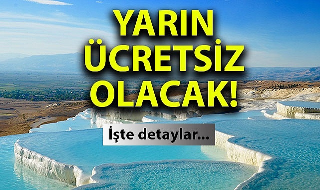 Yarın ücretsiz olacak!