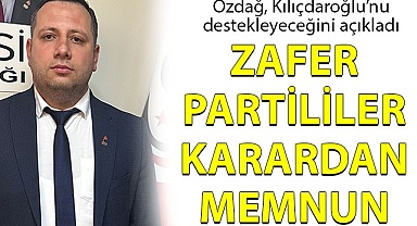 Zafer Partililer karardan memnun