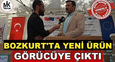 Bozkurt'ta yeni ürün görücüye çıktı