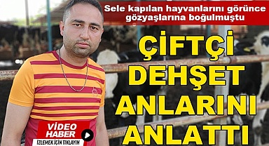 Çiftçi dehşet anlarını anlattı